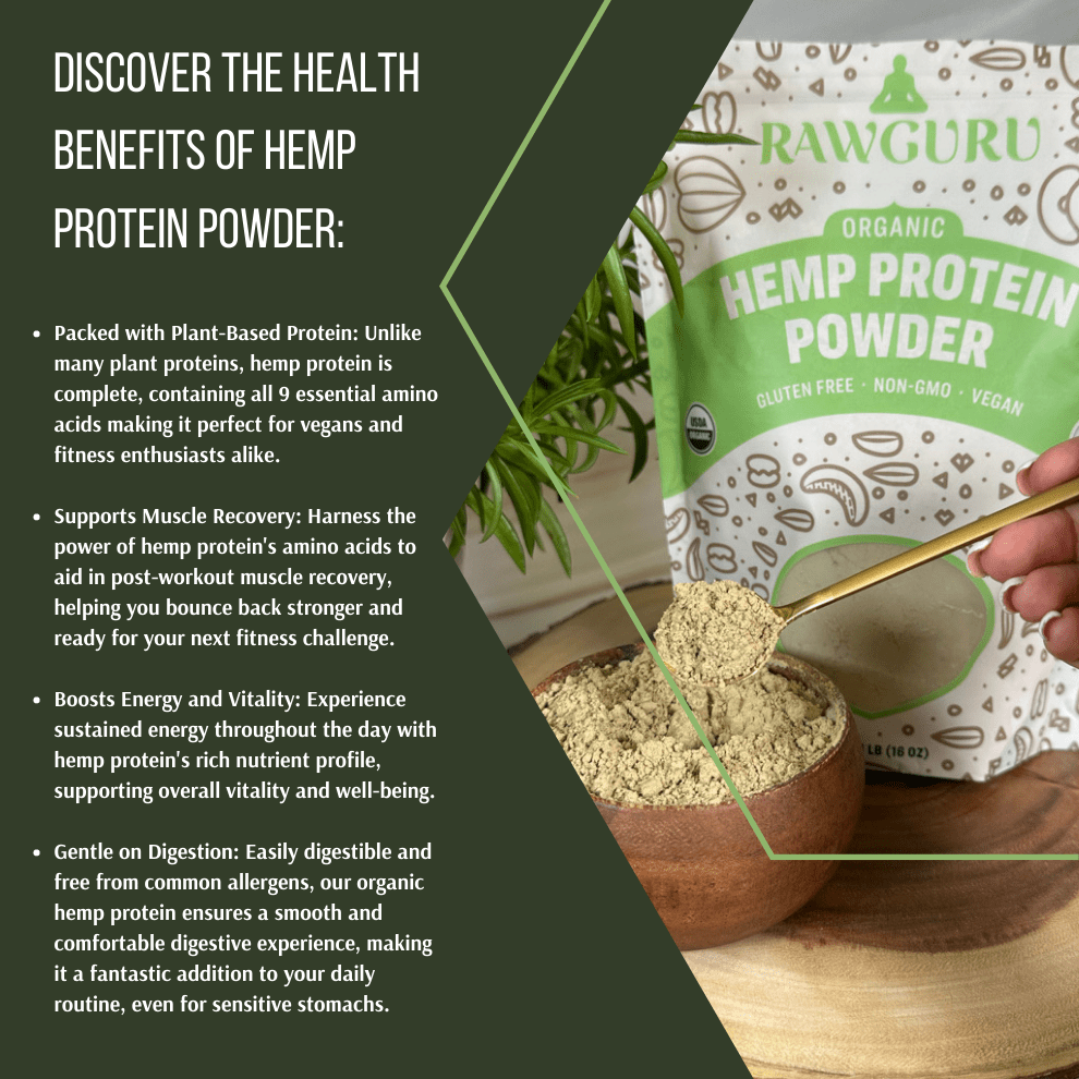 Hemp Protein Powder - 16oz - Vegan America