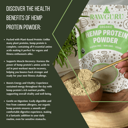 Hemp Protein Powder - 16oz - Vegan America