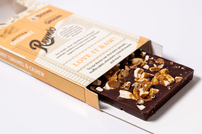 Coconut Caramel & Crushed Cashew Bark - Vegan America