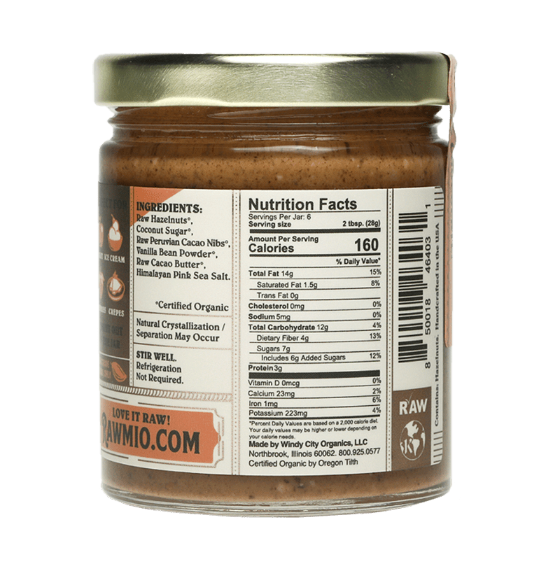 Rawmio Hazelnut Crunch Spread - Vegan America