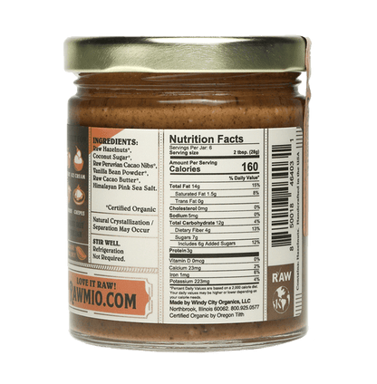 Rawmio Hazelnut Crunch Spread - Vegan America