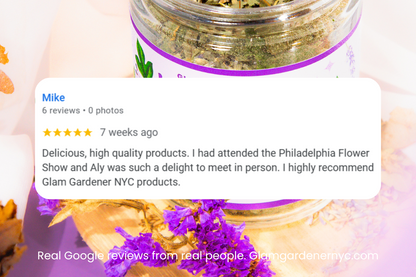 LAVENDER DREAMS | Soothing, floral evening looseleaf tea with Wildcrafted Sassafras, Bayberry & Organic Lavender