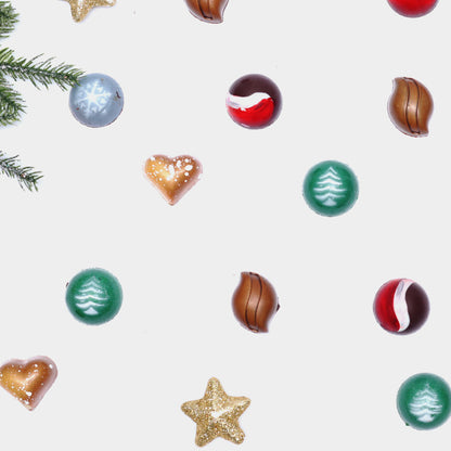 **VEGAN** 16 Piece Christmas Chocolate Box - Holiday Chocolate Gift