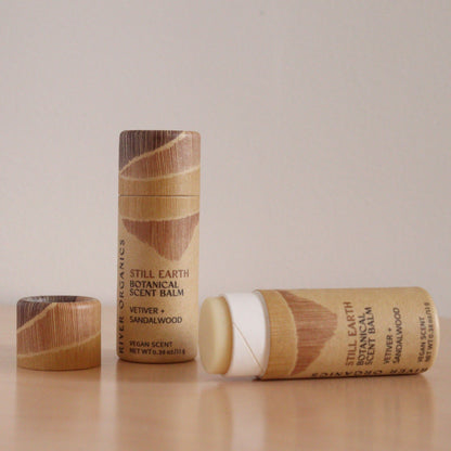 Still Earth: Vetiver + Sandalwood - Botanical Scent Balm