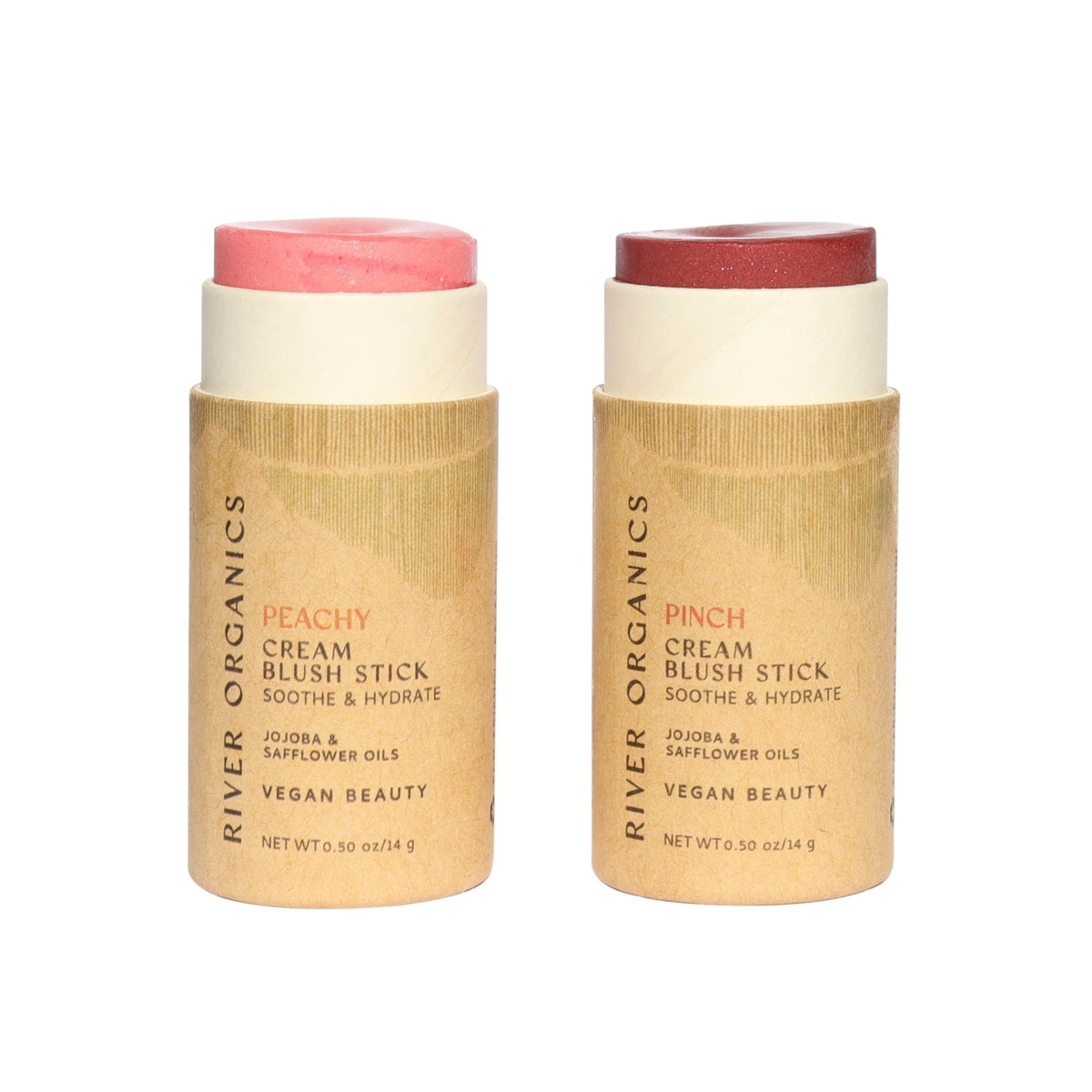 Set of 2 | Natural Cream Blush Sticks - Vegan America