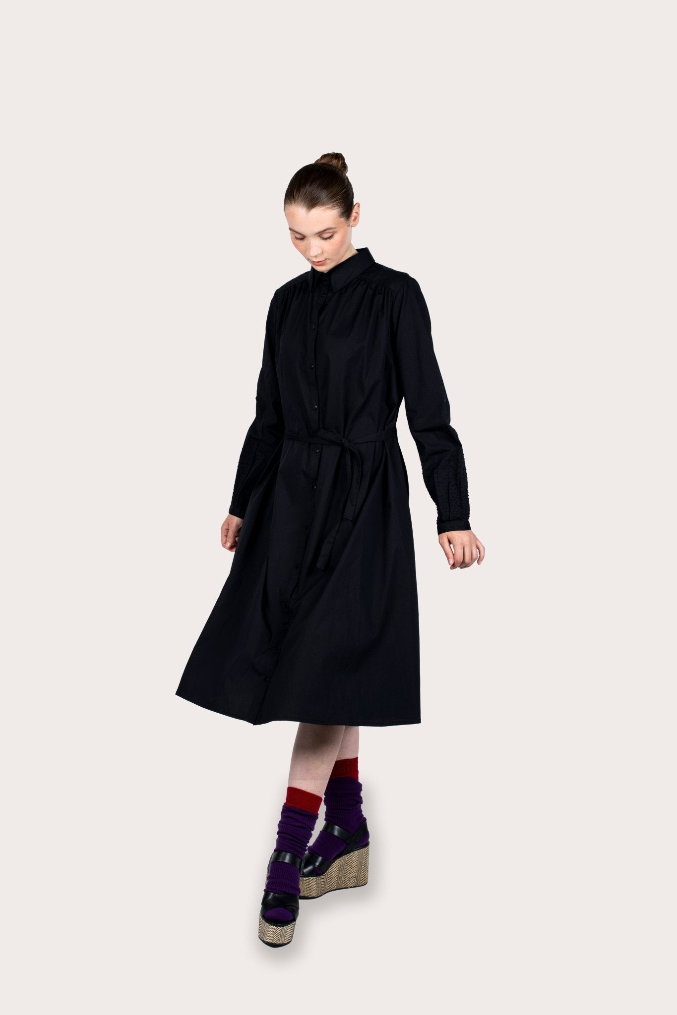 Robe Erika Black Star - Vegan America