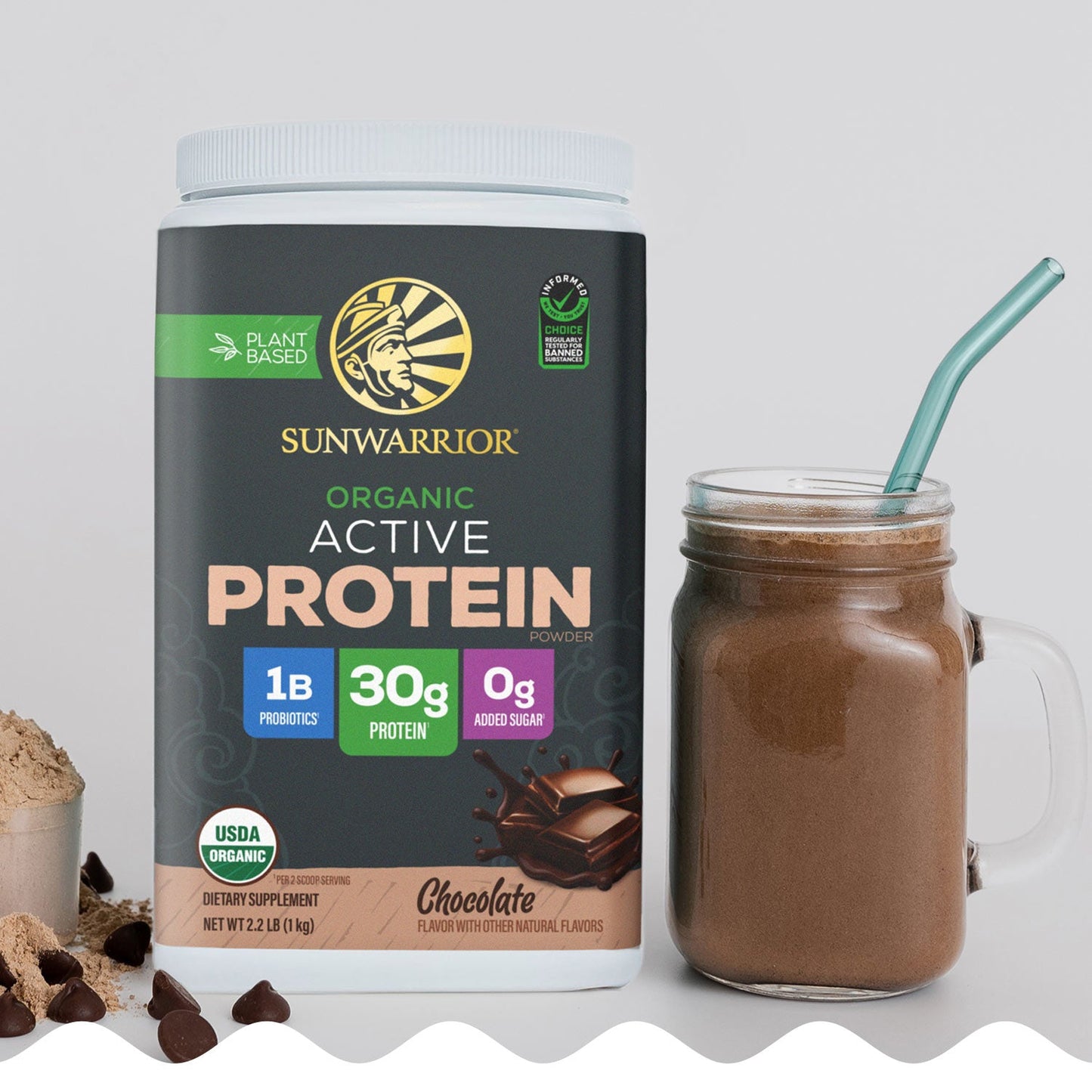 Sunwarrior Sport Active Protein Chocolate