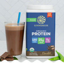 Organic Protein for Performance with BCAAs - Warrior Blend Chocolate