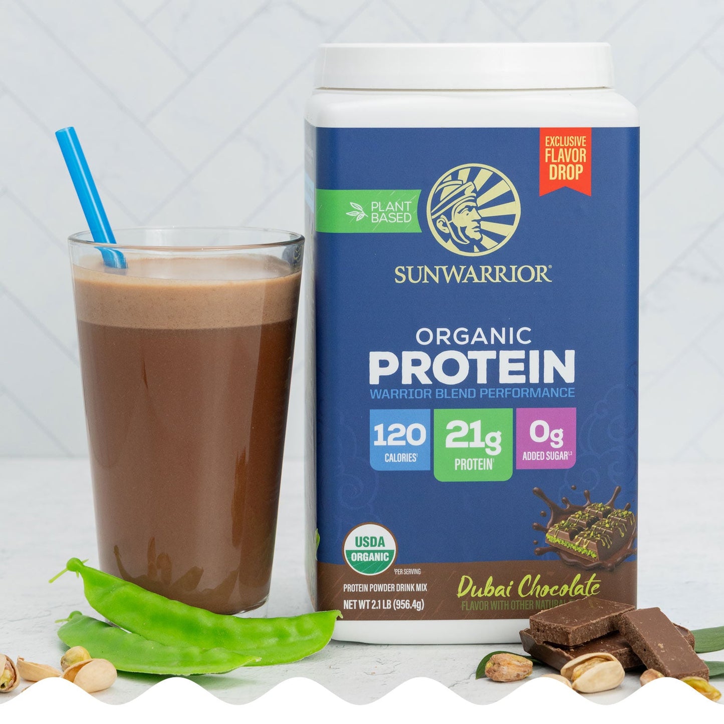 Organic Protein for Performance with BCAAs - Warrior Blend Dubai Chocolate
