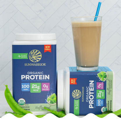 Organic Protein for Performance with BCAAs - Warrior Blend Unflavored