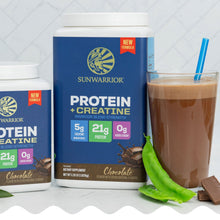 Protein for Strength with 5g Creatine - Warrior Blend Chocolate