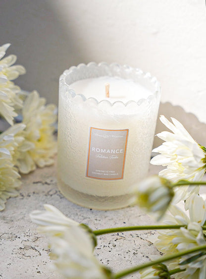 Romance Tahitian Tonka Natural Candle 8oz Kaia Collection - Vegan America