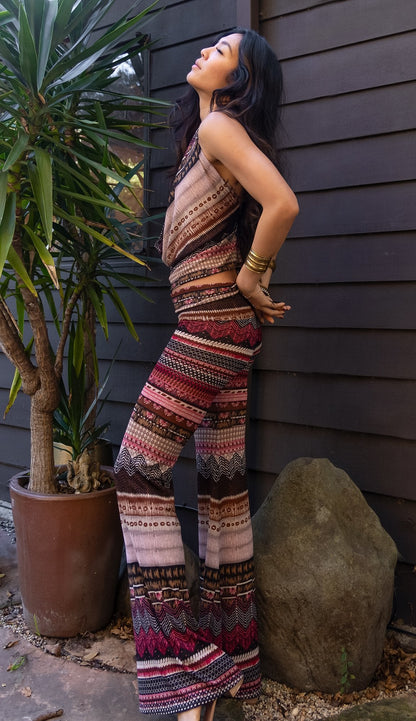 COWL TOP - ROSE KNIT - Vegan America