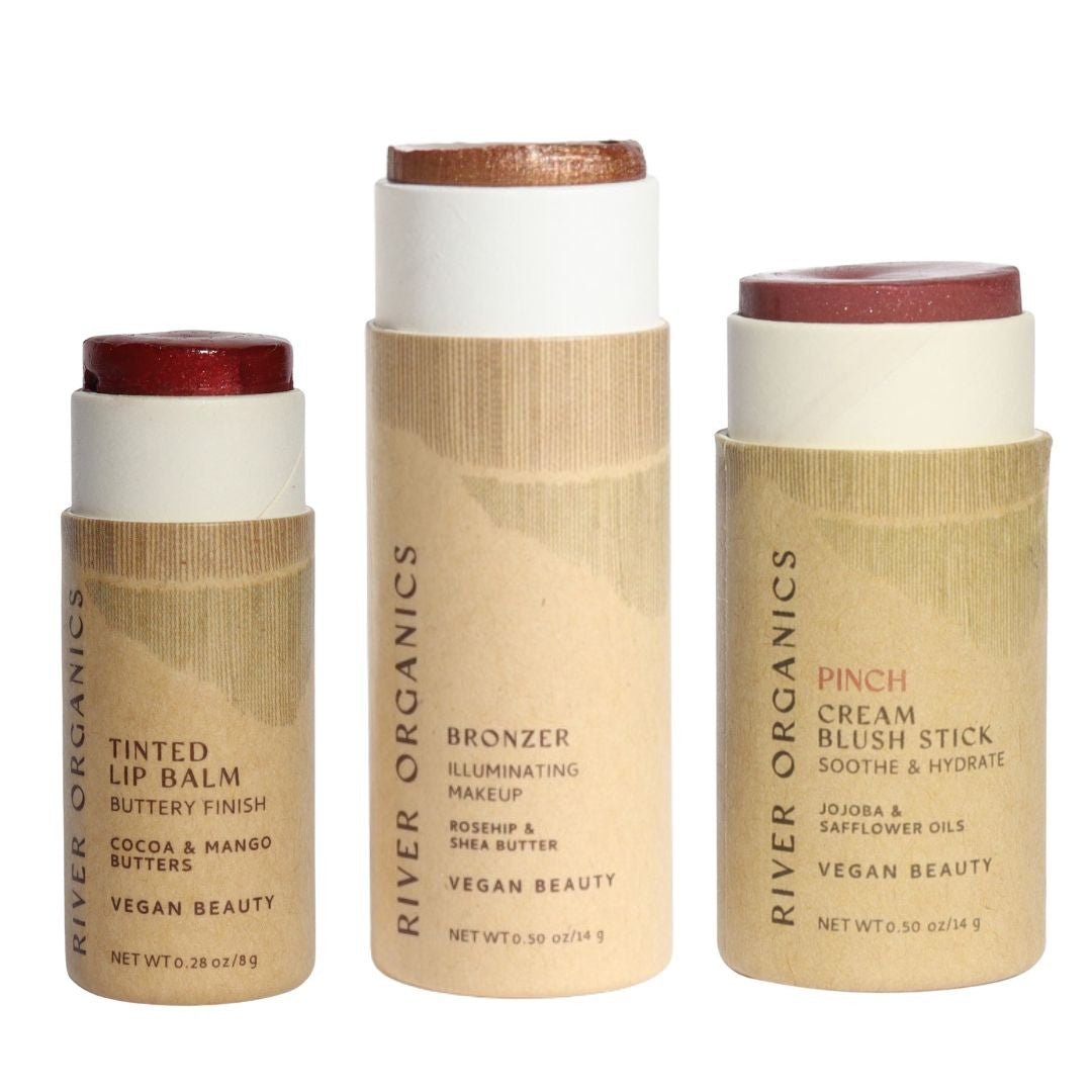 Lip + Highlighter + Blush Set - Vegan America