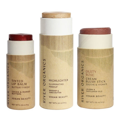 Lip + Highlighter + Blush Set - Vegan America