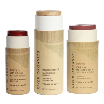 Lip + Highlighter + Blush Set - Vegan America