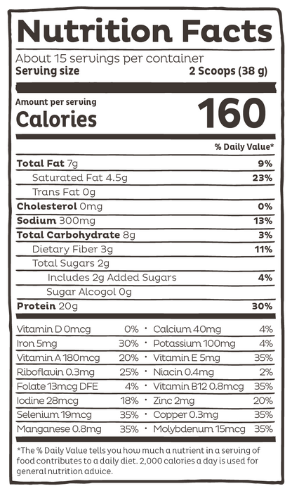 Organic Plant Based Protein Powder Strawberries & Cream Flavored, 15 Servings
