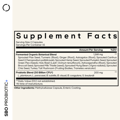 SBO Probiotic + 50 Billion CFUs