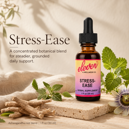 Stress Ease Tincture | Adaptogenic Calm | 1 oz