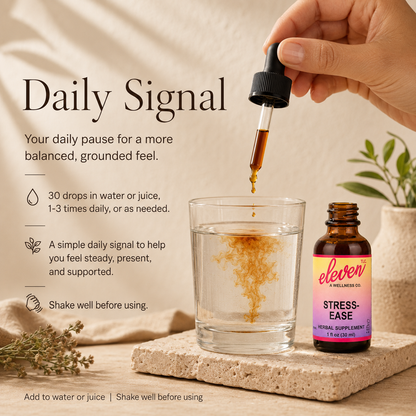 Stress Ease Tincture | Adaptogenic Calm | 1 oz