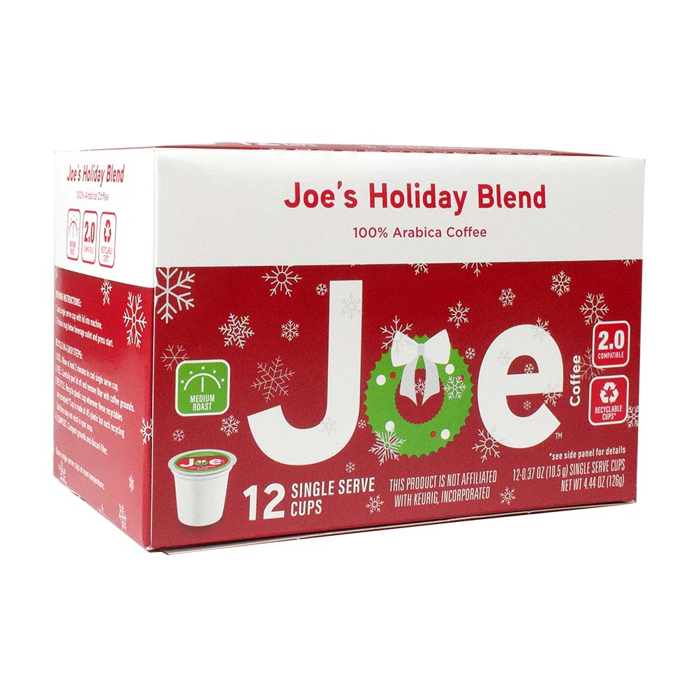 Joe Knows Coffee® Joe Holiday ® 12ct Single Serve Coffee - Vegan America