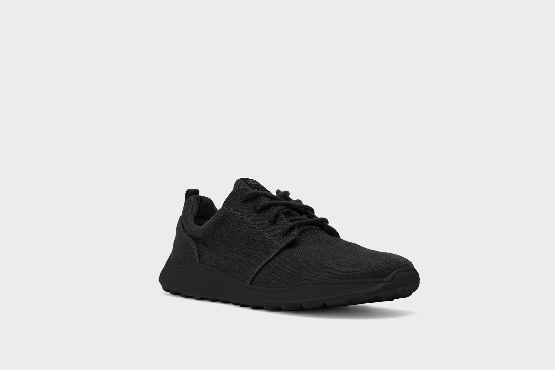 Explorer Wide Toebox for Men in Full Black - Vegan America