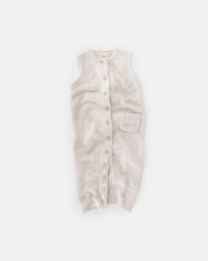 Sleeveless Jumpsuit - Fuzzy