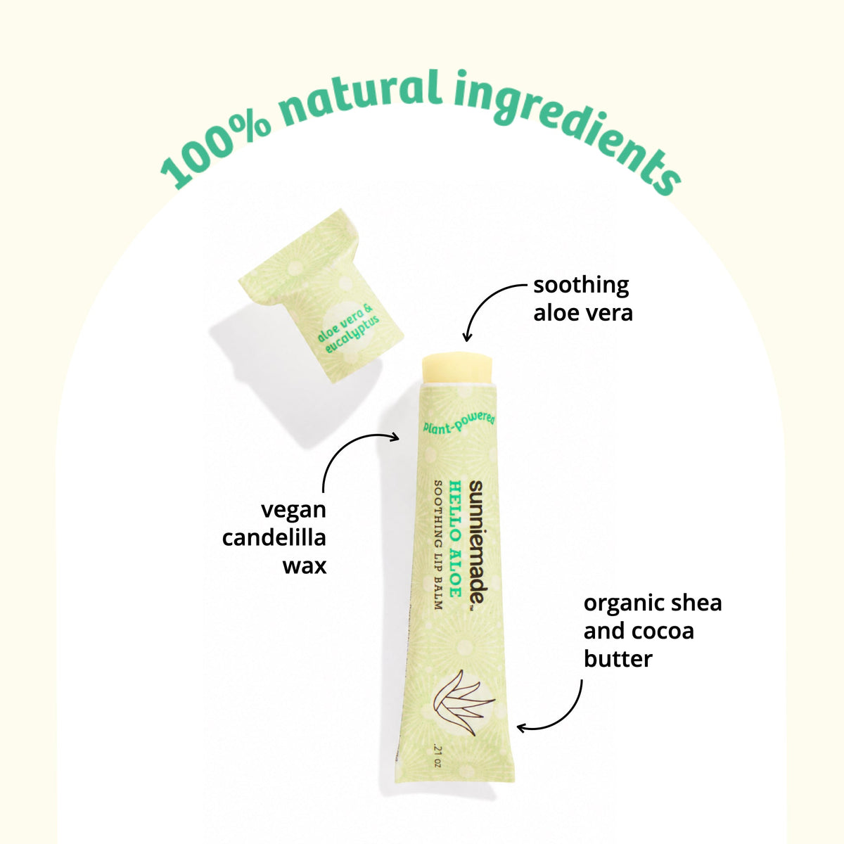 Hello Aloe Soothing Lip Balm - Vegan America