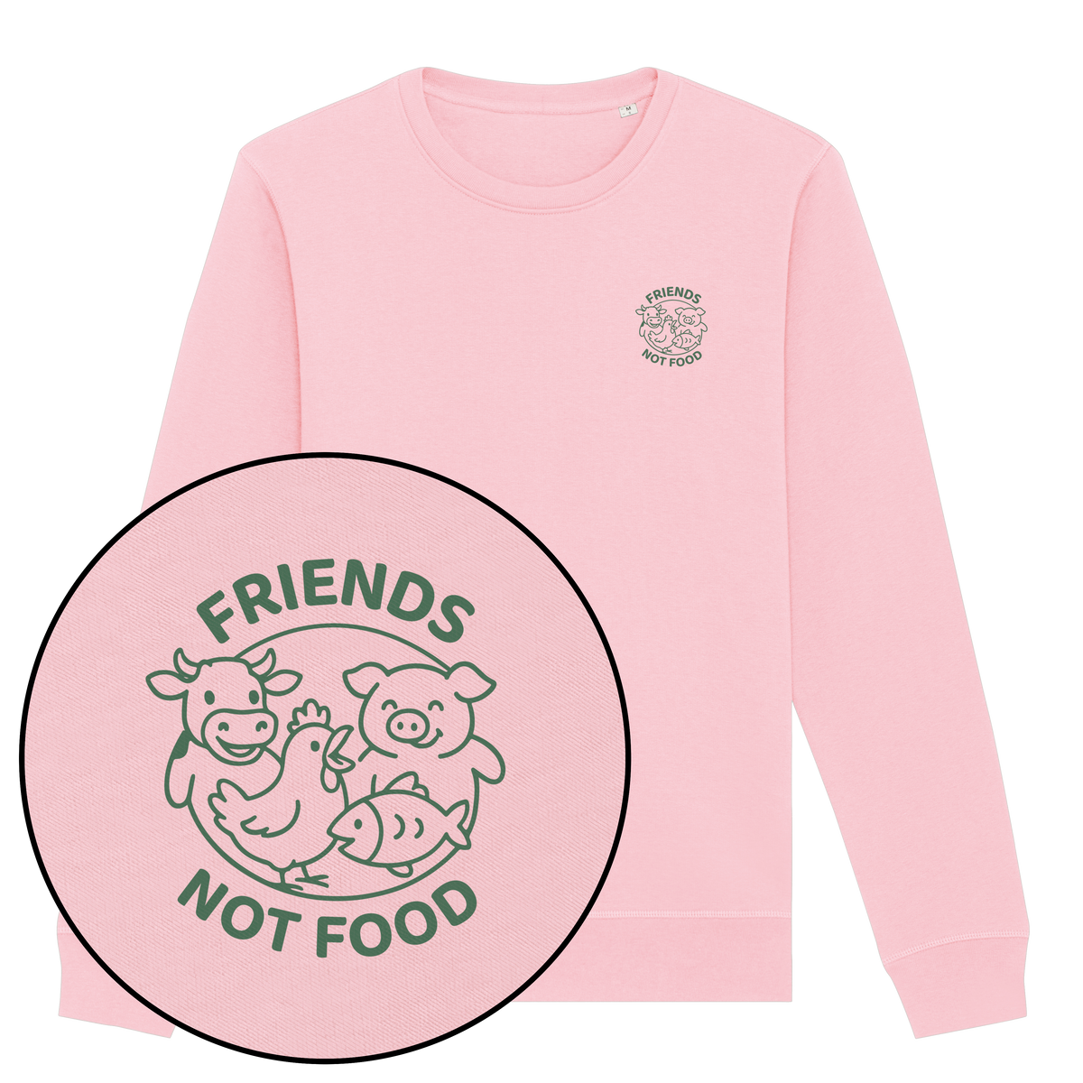 Friends Not Food Sweatshirt