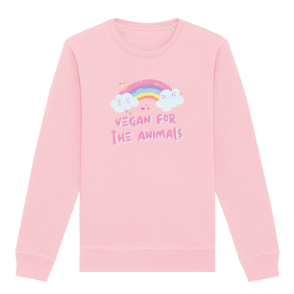 Vegan For The Animals Rainbow Sweatshirt
