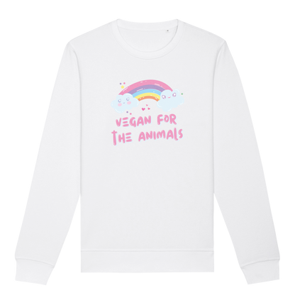 Vegan For The Animals Rainbow Sweatshirt