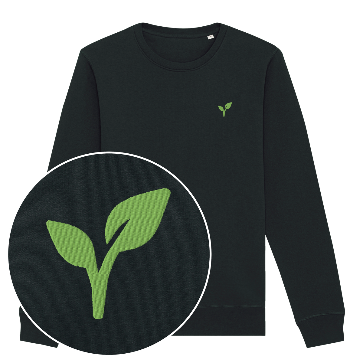 Vegan Logo Sweatshirt (Embroidered)