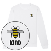 Bee Kind Sweatshirt (Embroidered) - Vegan America