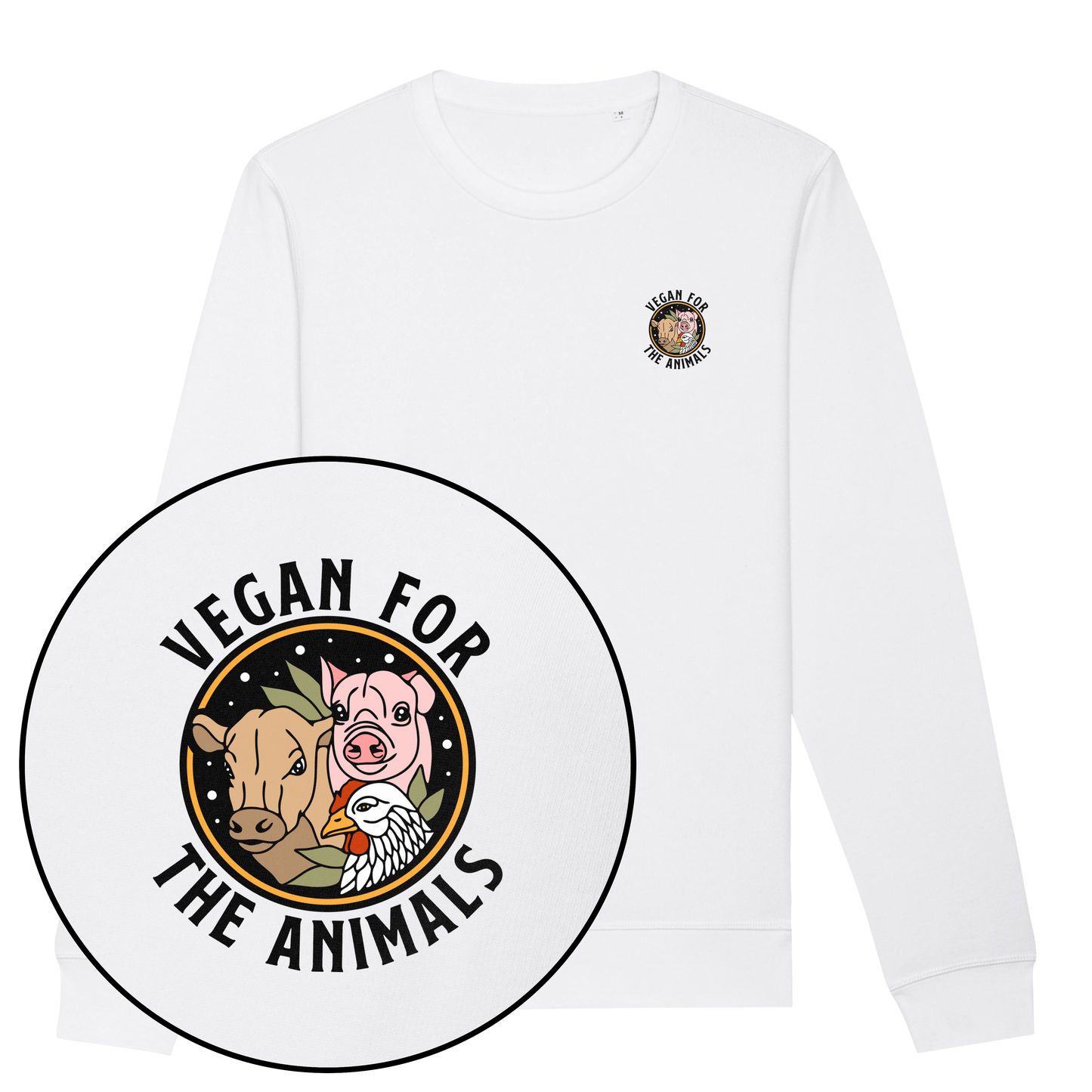 Vegan For The Animals Earthlings Sweatshirt