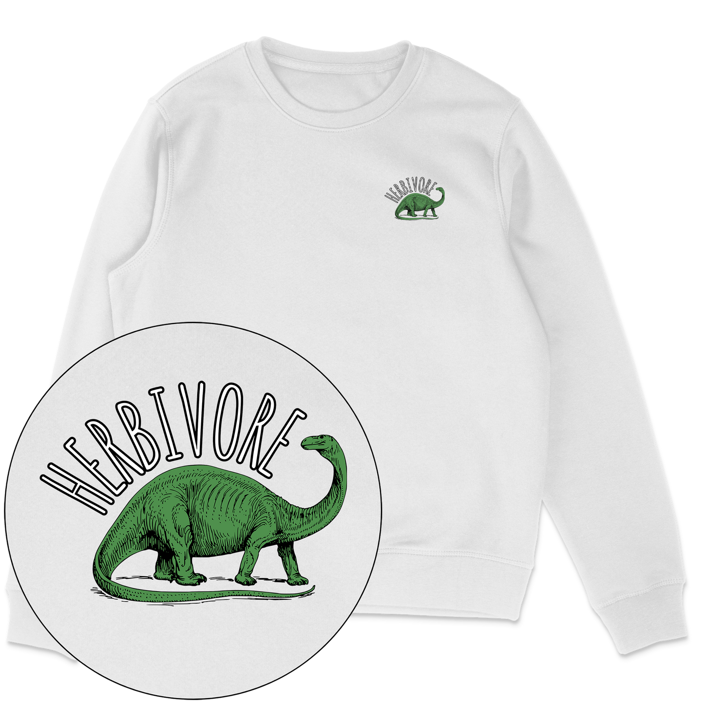 Herbivore Brontosaurus Sweatshirt
