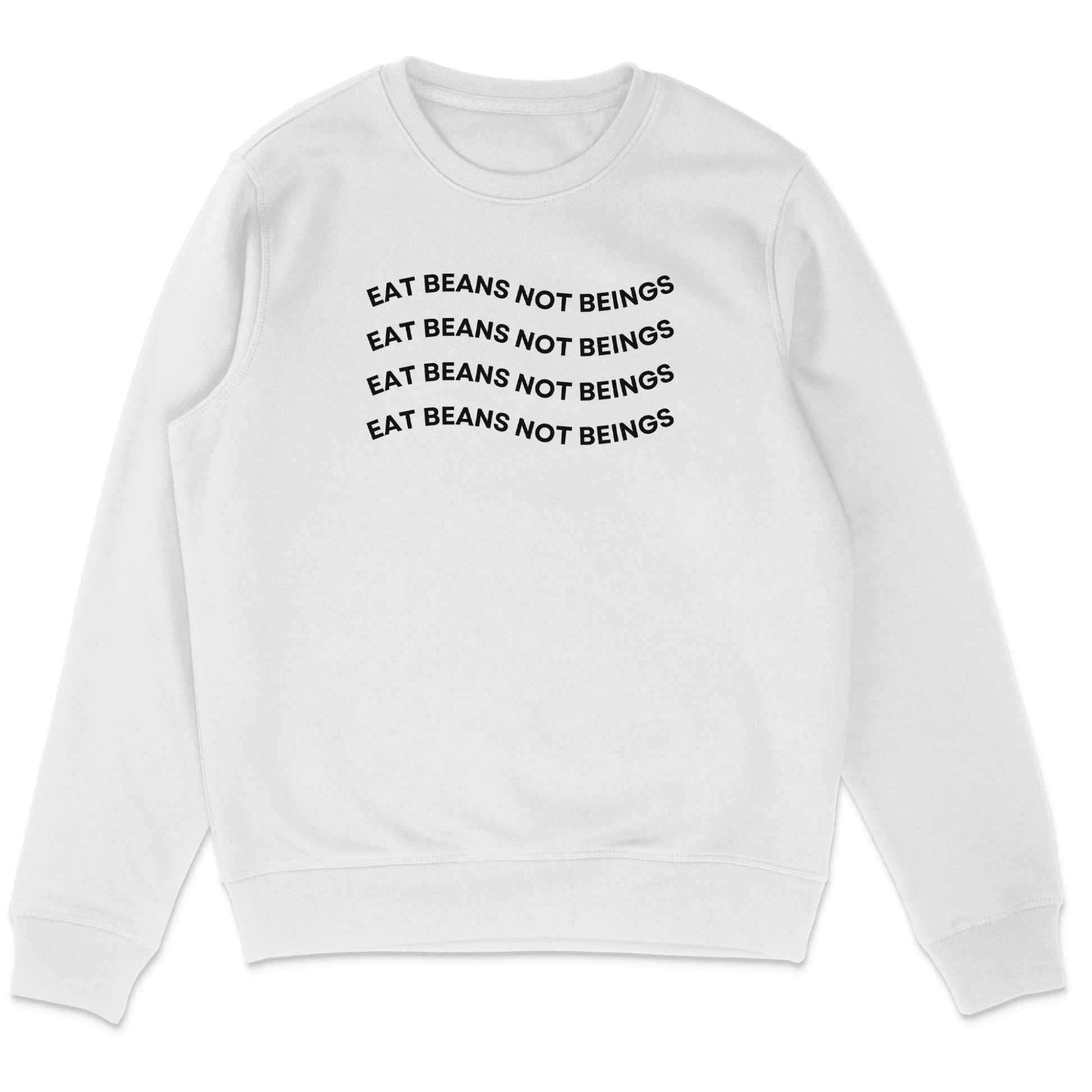 Eat Beans Not Beings Sweatshirt - Vegan America