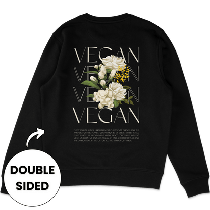 Flower Streetwear Sweatshirt - Vegan America