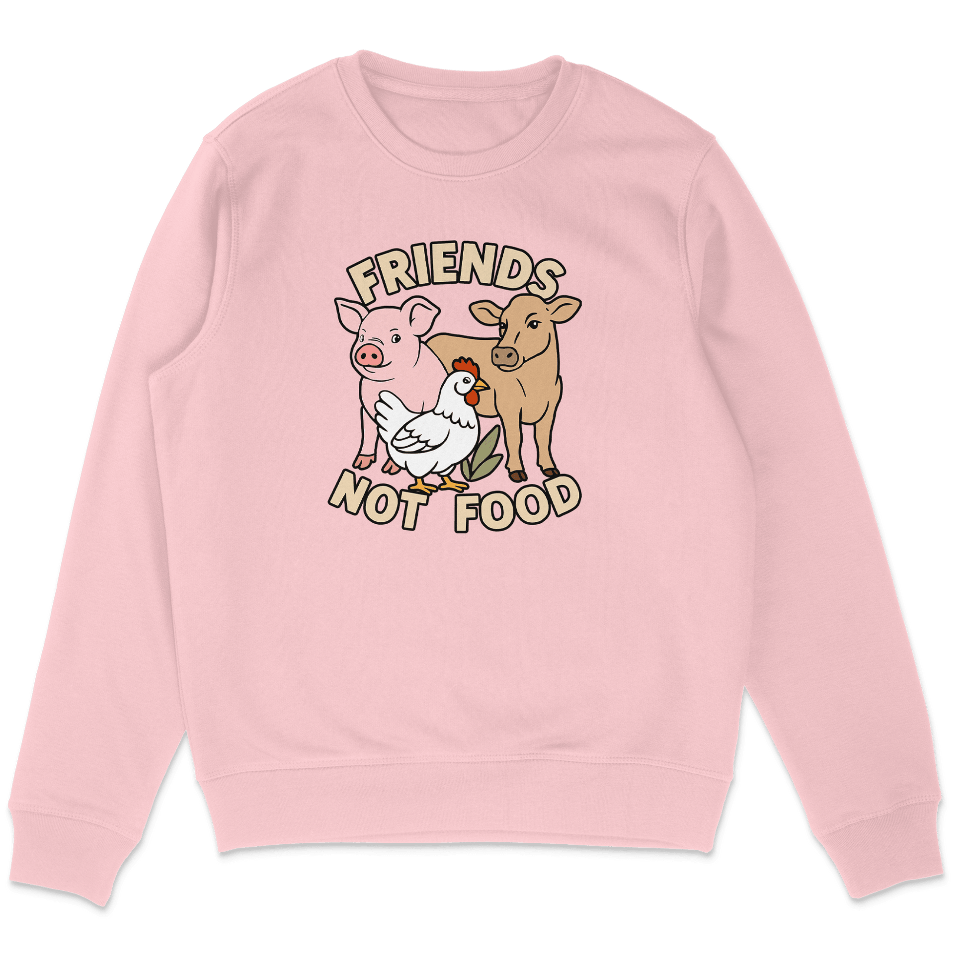 Friends Not Food Earthlings Sweatshirt - Vegan America