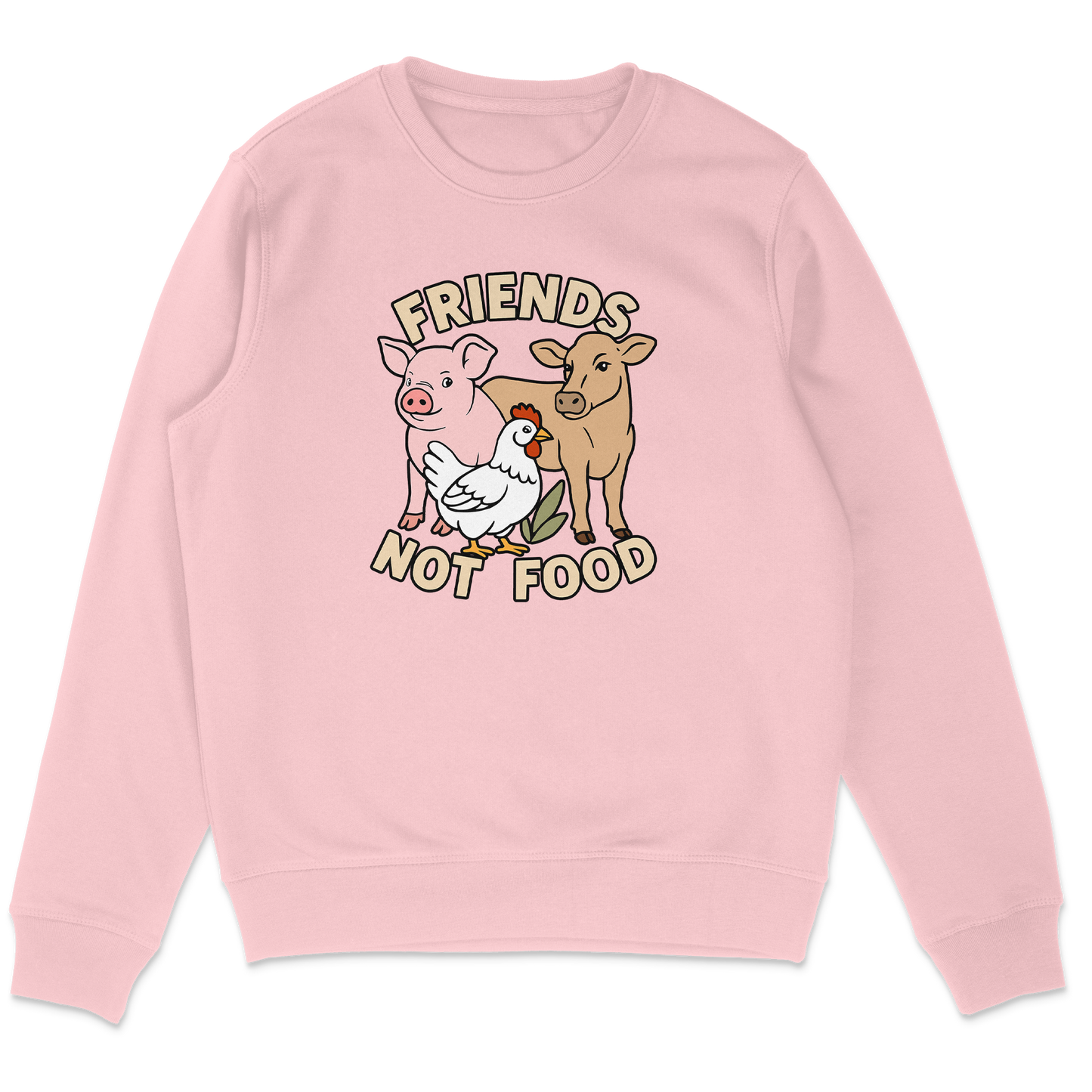 Friends Not Food Earthlings Sweatshirt