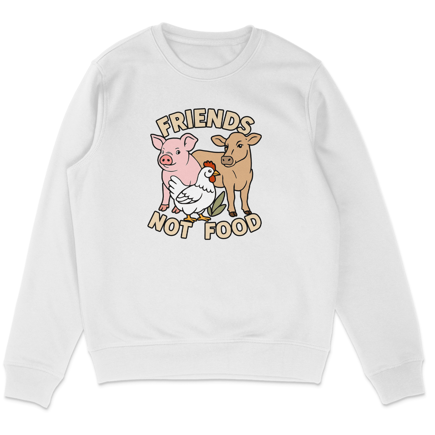 Friends Not Food Earthlings Sweatshirt - Vegan America