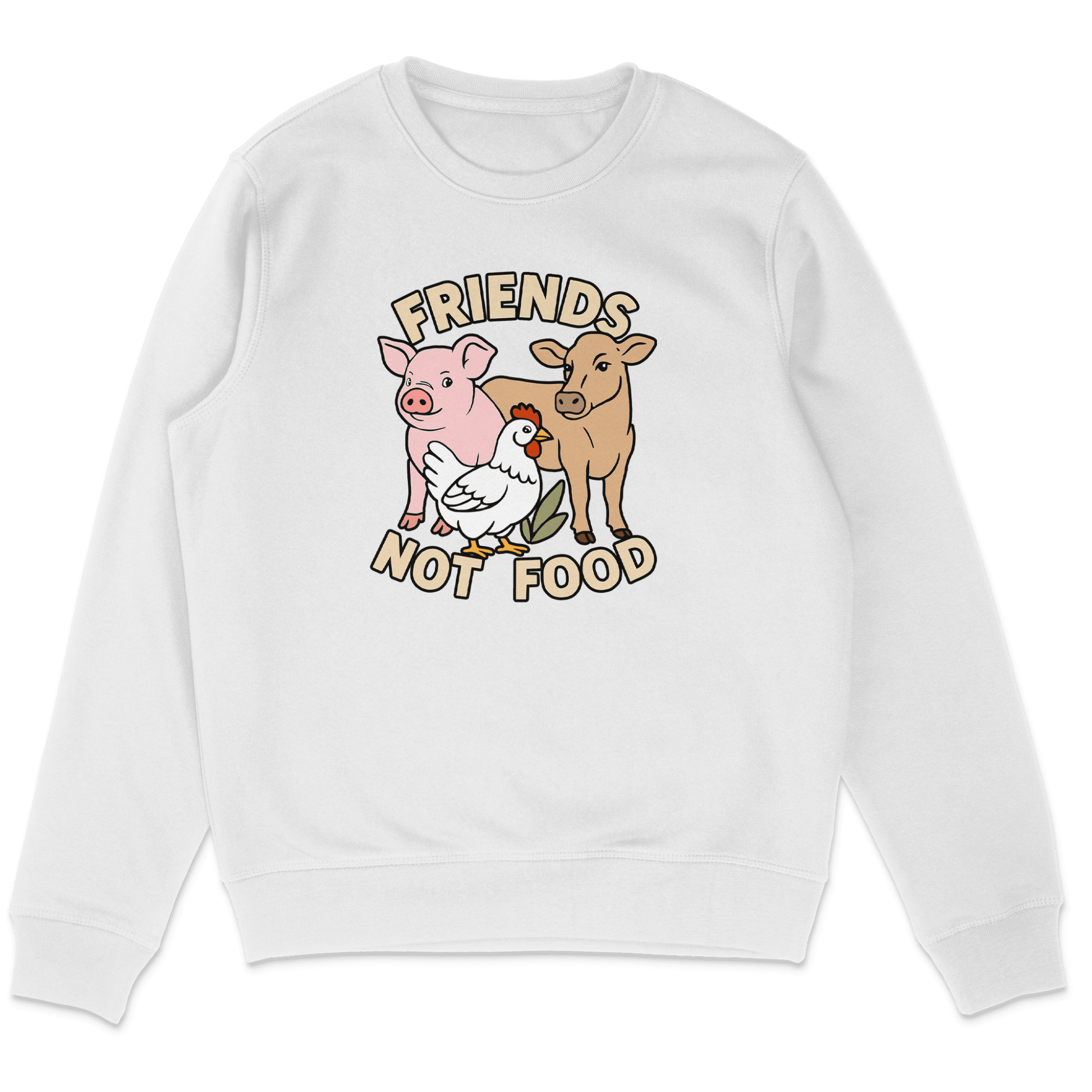 Friends Not Food Earthlings Sweatshirt - Vegan America