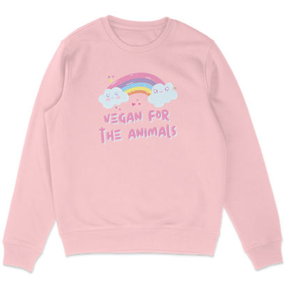 Vegan For The Animals Rainbow Sweatshirt