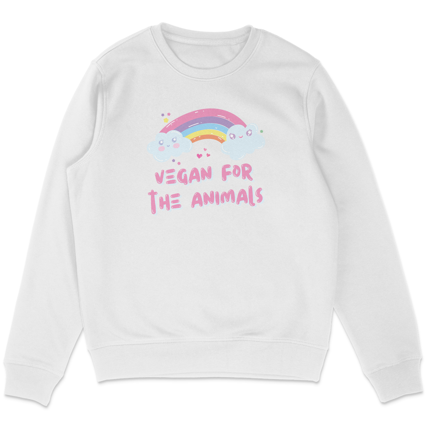 Vegan For The Animals Rainbow Sweatshirt