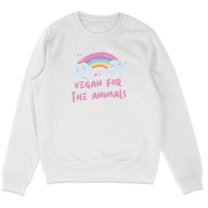 Vegan For The Animals Rainbow Sweatshirt