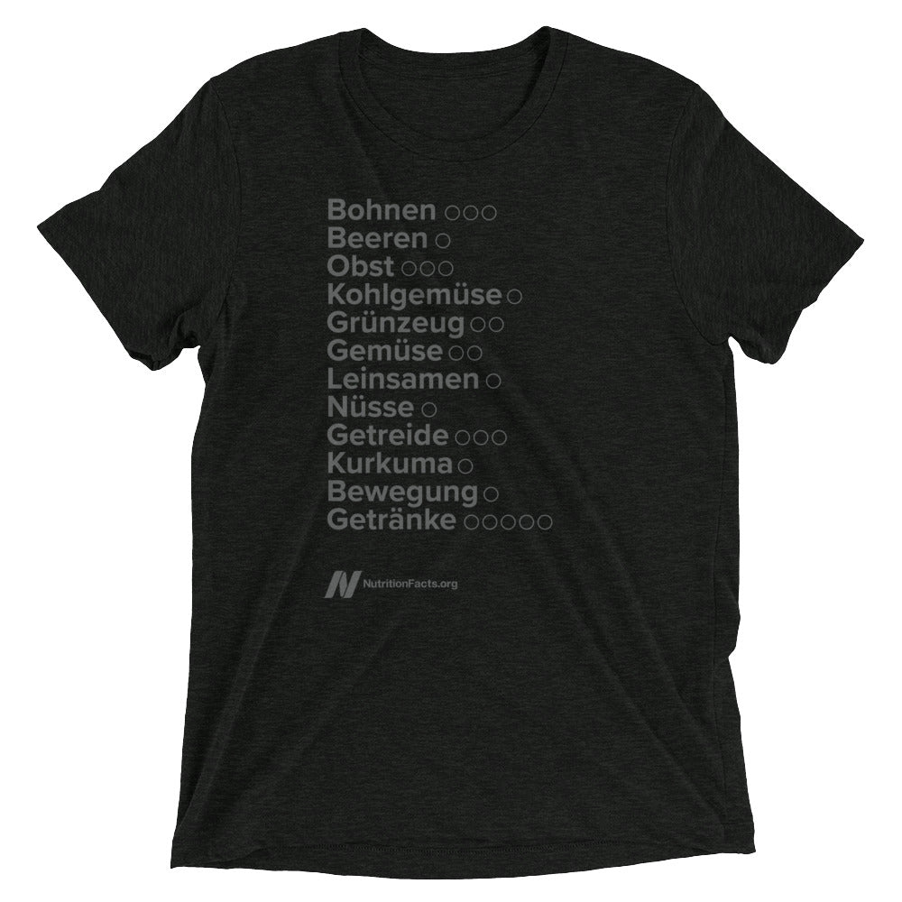 Monochrome Daily Dozen T-Shirt (All Languages)