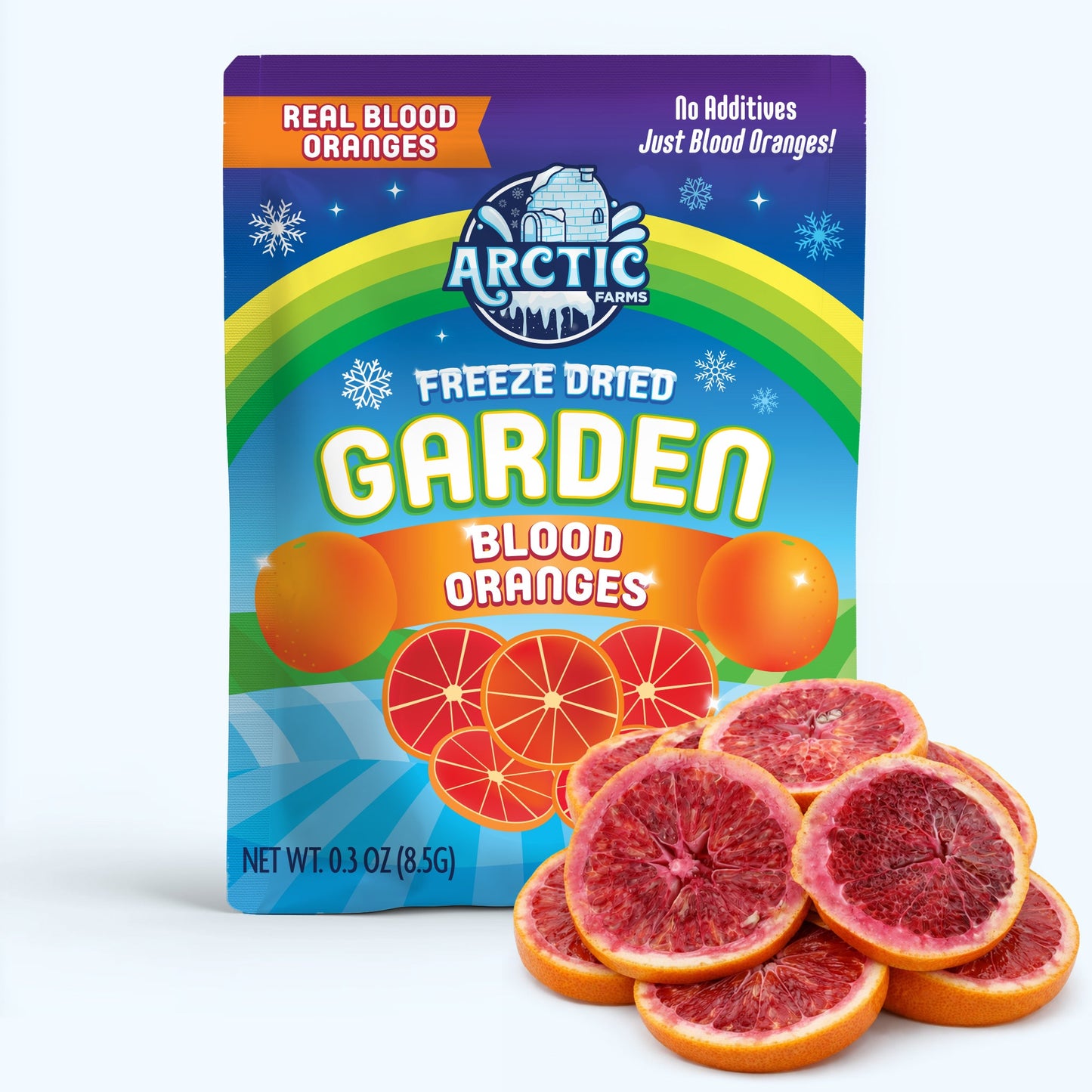 Freeze Dried Blood Orange Slices