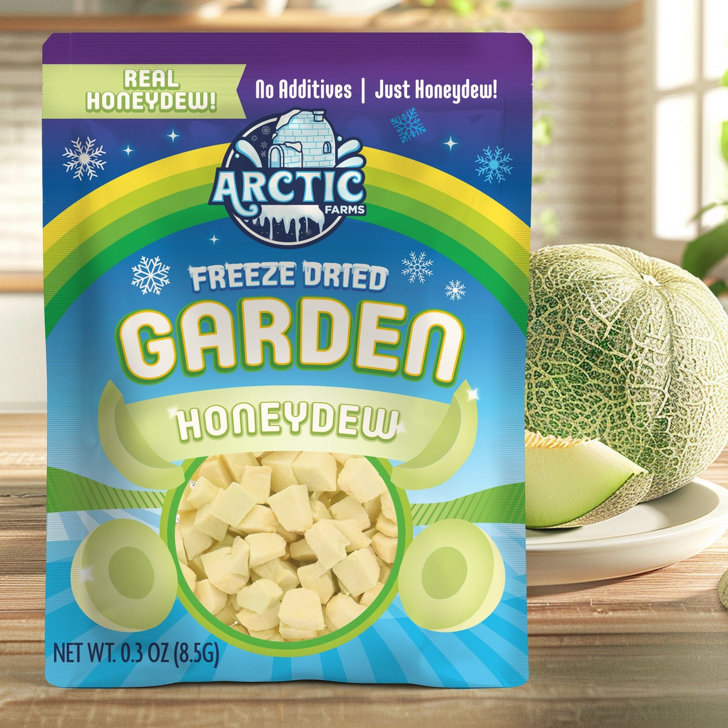 Freeze Dried Honeydew Melon