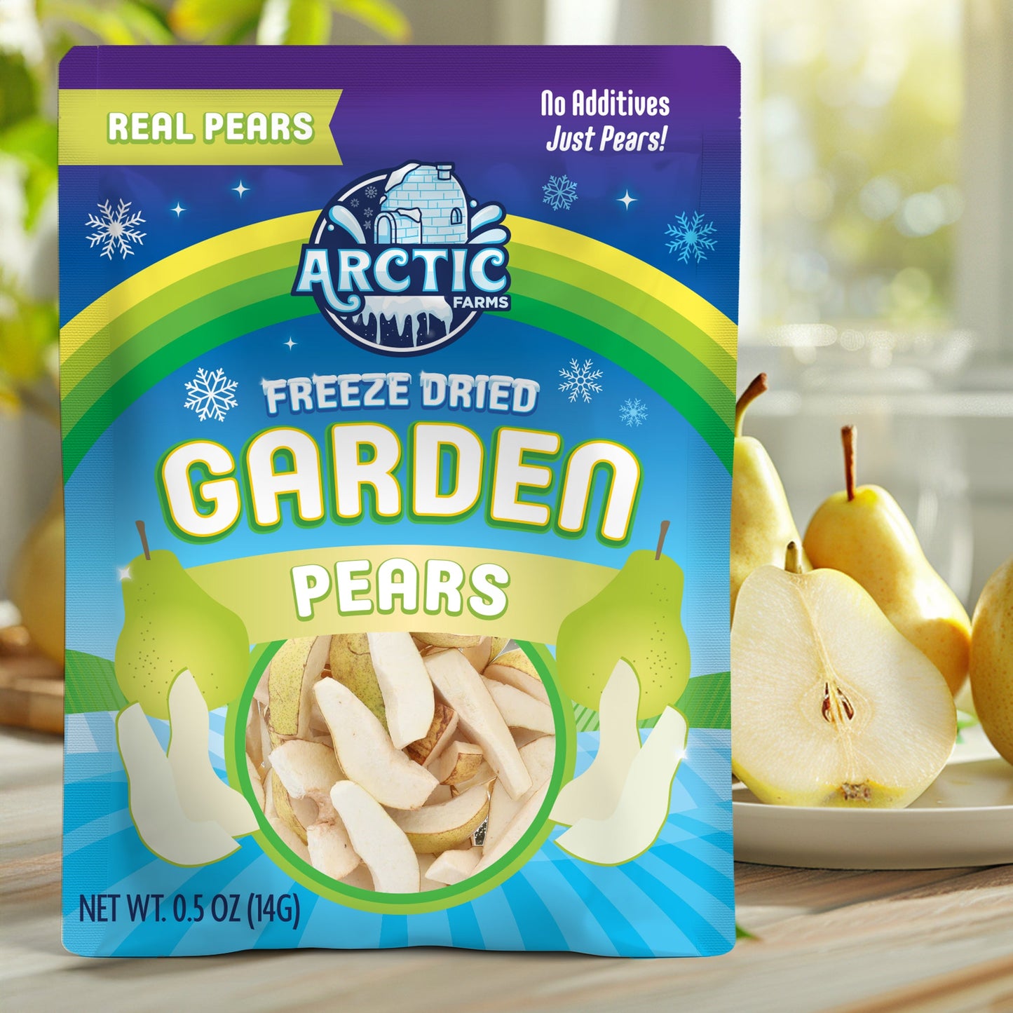 Freeze Dried Organic Bartlett Pears