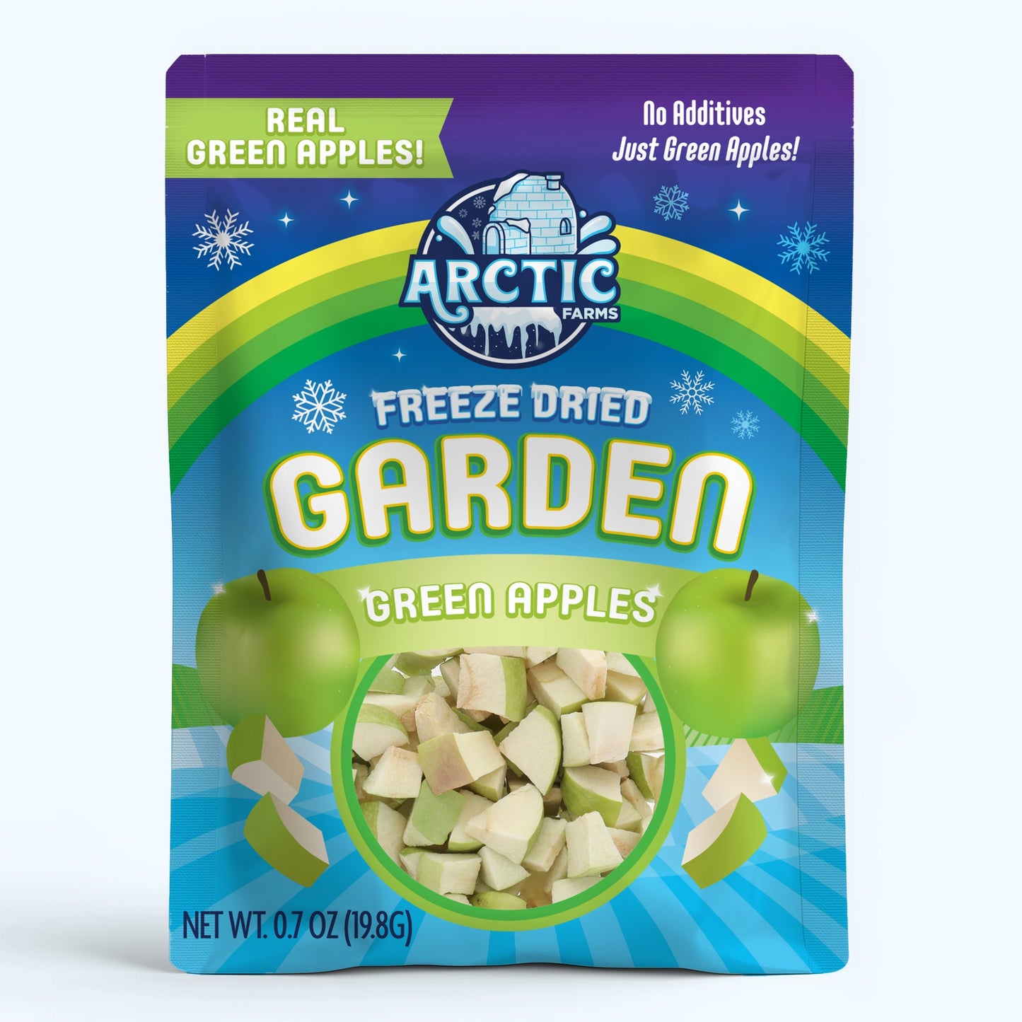 Freeze Dried Green Delicious Apple Bites