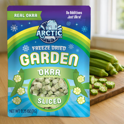 Freeze Dried Sliced Okra
